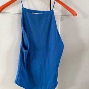 Aritzia blue bodysuit